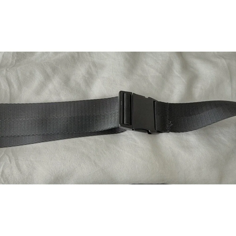 Black Belt Bag Fanny Pack Crossbody Sling Adjustable Strap Travel Waist Pack